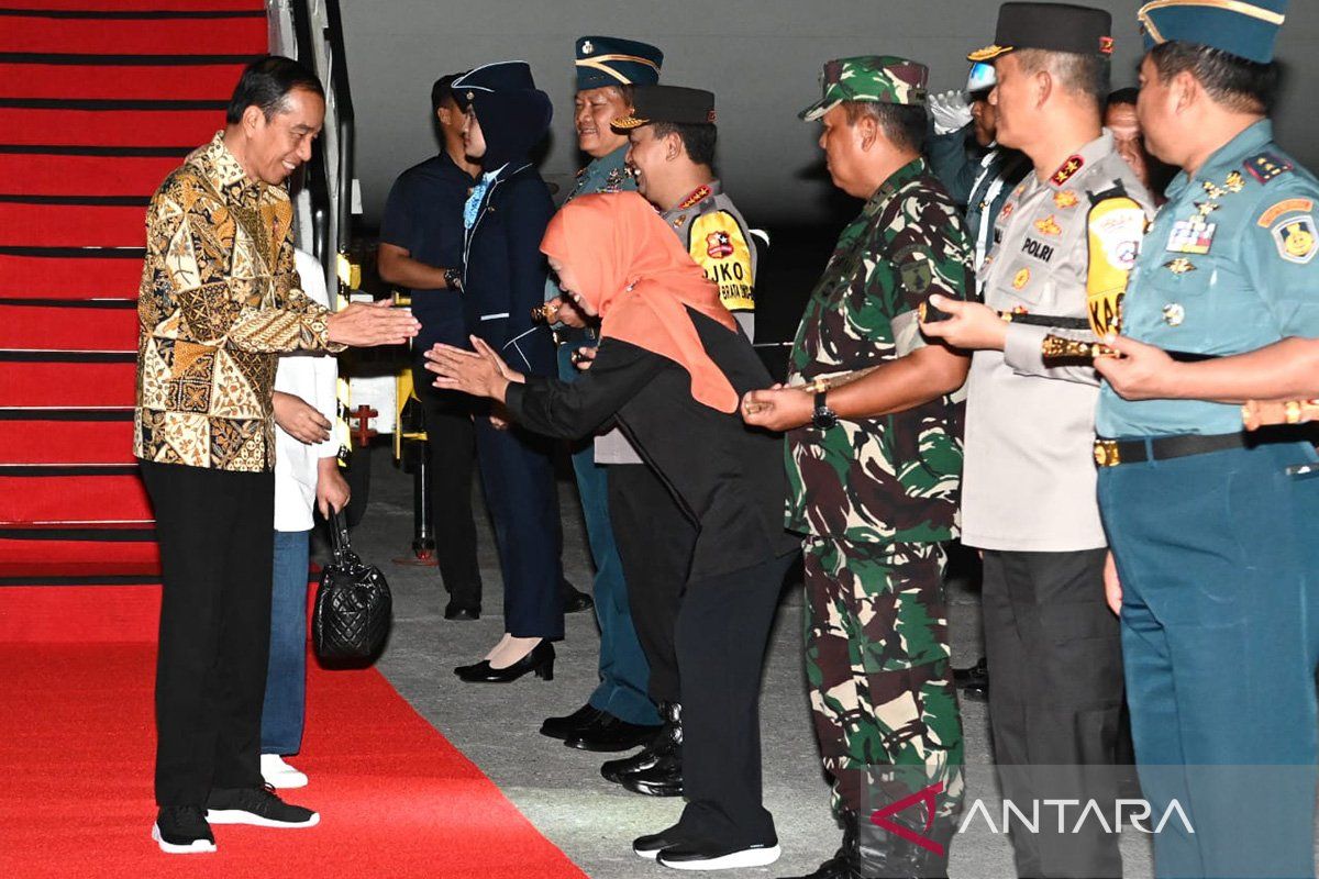 Kedatangan Presiden Jokowi di Sidoarjo untuk Menghadiri Peringatan Hari Santri 2023