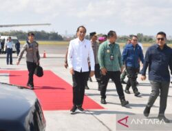 Jokowi Tiba di Bali untuk Membuka Kongres Tenaga Air Dunia 2023