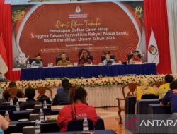 KPU Papua Barat Menetapkan 567 DCT DPR untuk Pemilu 2024