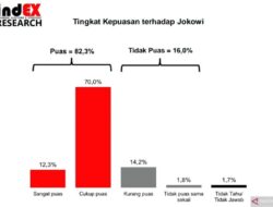 Indeks: Kepuasan Publik terhadap Jokowi Mempengaruhi Hasil Pilpres