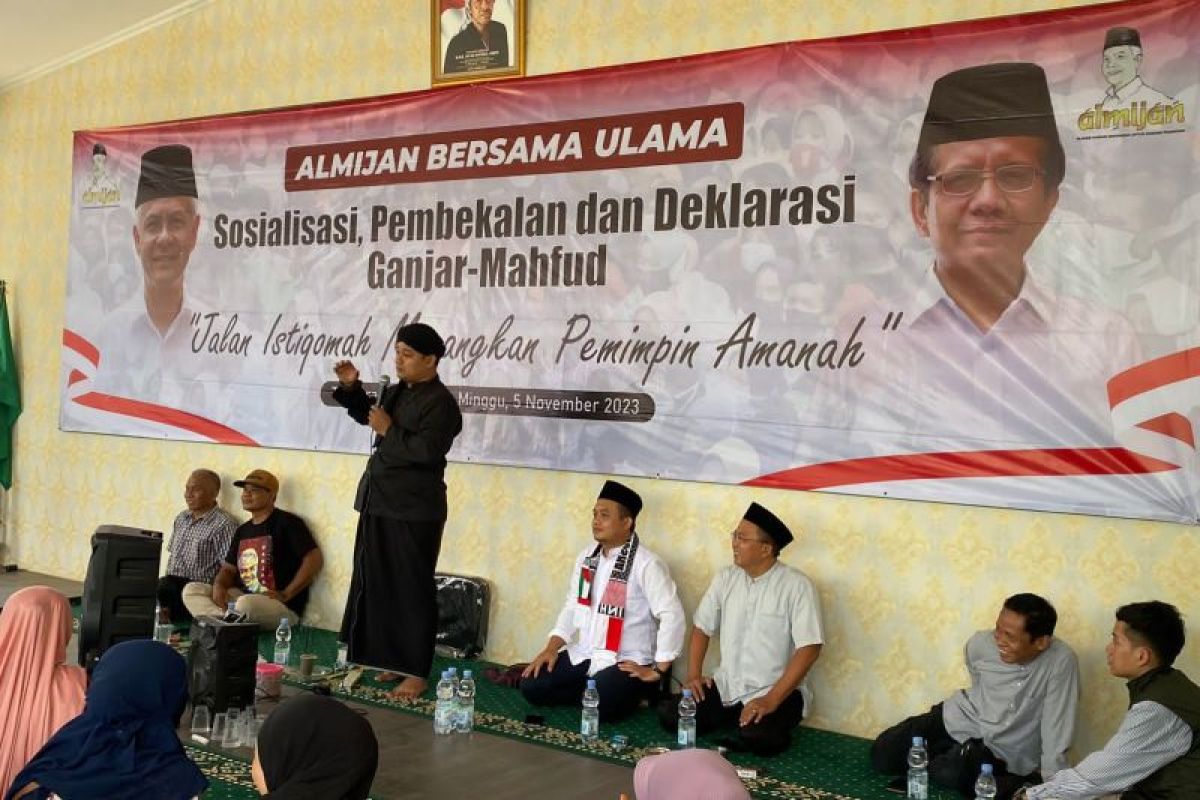 Relawan Almijan Mengadakan Sosialisasi tentang Rekam Jejak Pasangan Ganjar-Mahfud