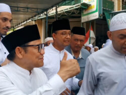 Anies-Muhaimin Berjumpa dengan Gibran di Acara Haul Habib Ali, Solo