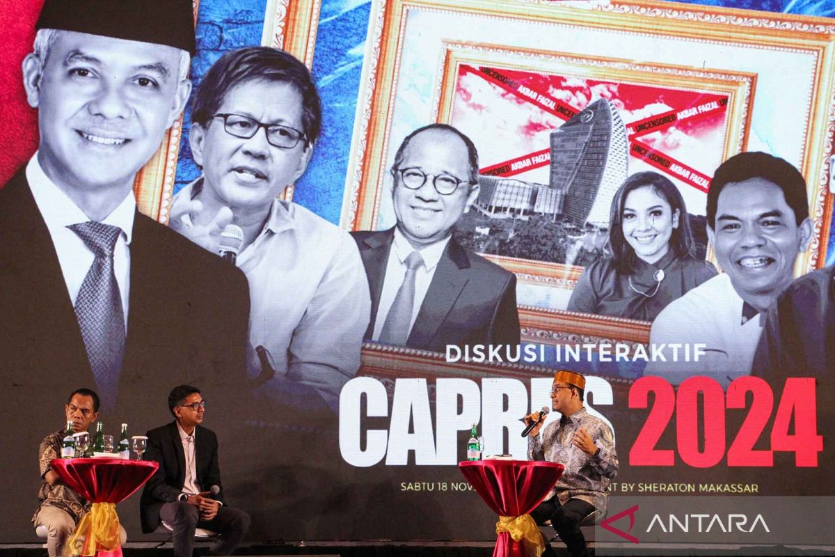 Anies Baswedan Menghadiri Diskusi Interaktif Capres 2024 di Makassar