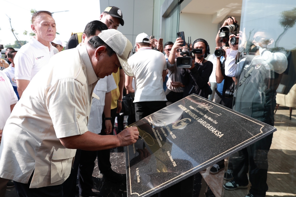 Prabowo Resmi Membuka Akademi Sepak Bola di Bekasi dan Menginspirasi Atlet Muda