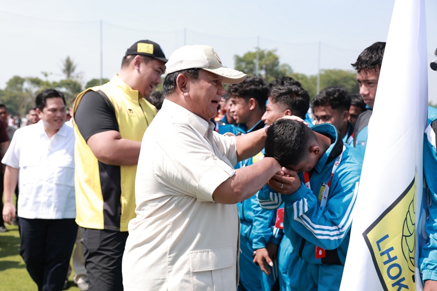 Prabowo Menyajikan Akademi Sepak Bola Modern Garudayaksa dengan 7 Stadion Latihan