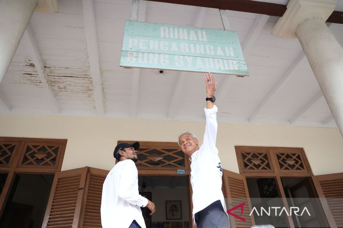 Kunjungan Ganjar ke rumah pengasingan Bung Hatta di Banda Neira