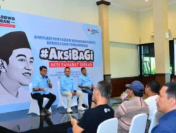 Relawan Aksi Sahabat Gibran Melakukan Latihan Program Makan Siang Gratis di Semarang